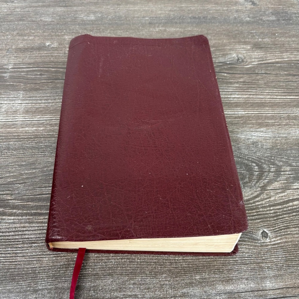 Dake Annotated Reference Bible Burgundy Bonded Leather Red Letter Good Condition